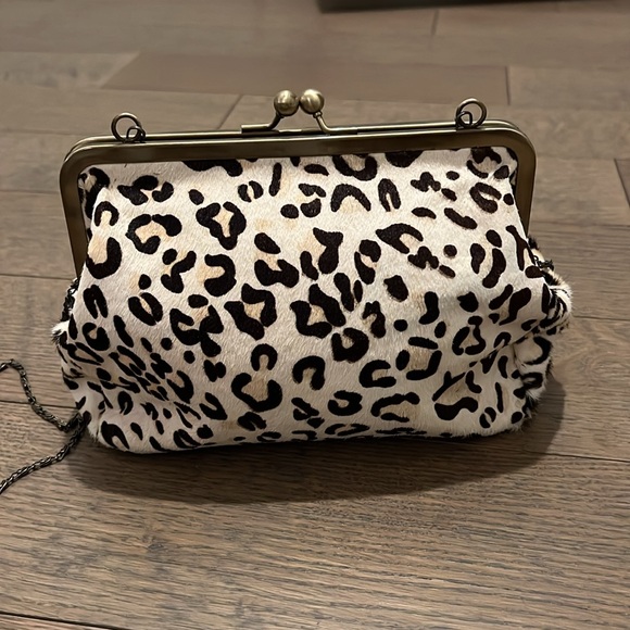 Leopard print vintage style clutch - Picture 6 of 6